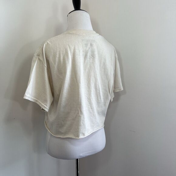 Riot Society Party Bear Red Dixie Cup Shades Graphic Women’s Cropped T-Shirt S - Picture 5 of 8